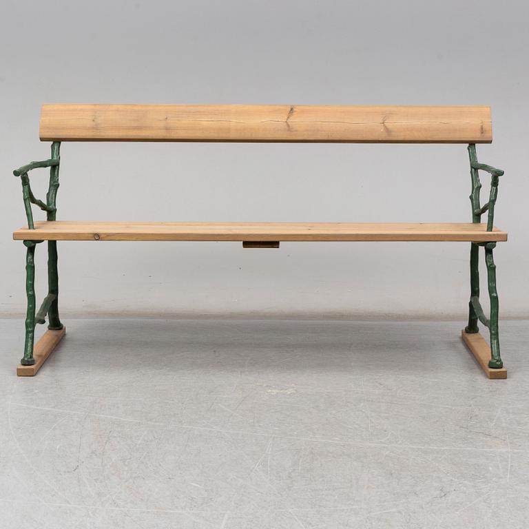 TRÄDGÅRDSSOFFA, omkring år 1900.