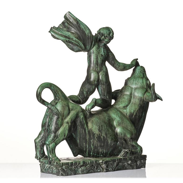 Carl Milles, "Europa och tjuren" (Europa and the bull).