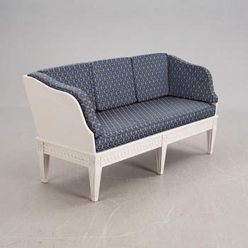 TRÅGSOFFA, gustaviansk stil, 1900-tal.