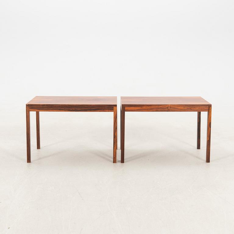 Coffee table and side table, a pair from the 1960s.