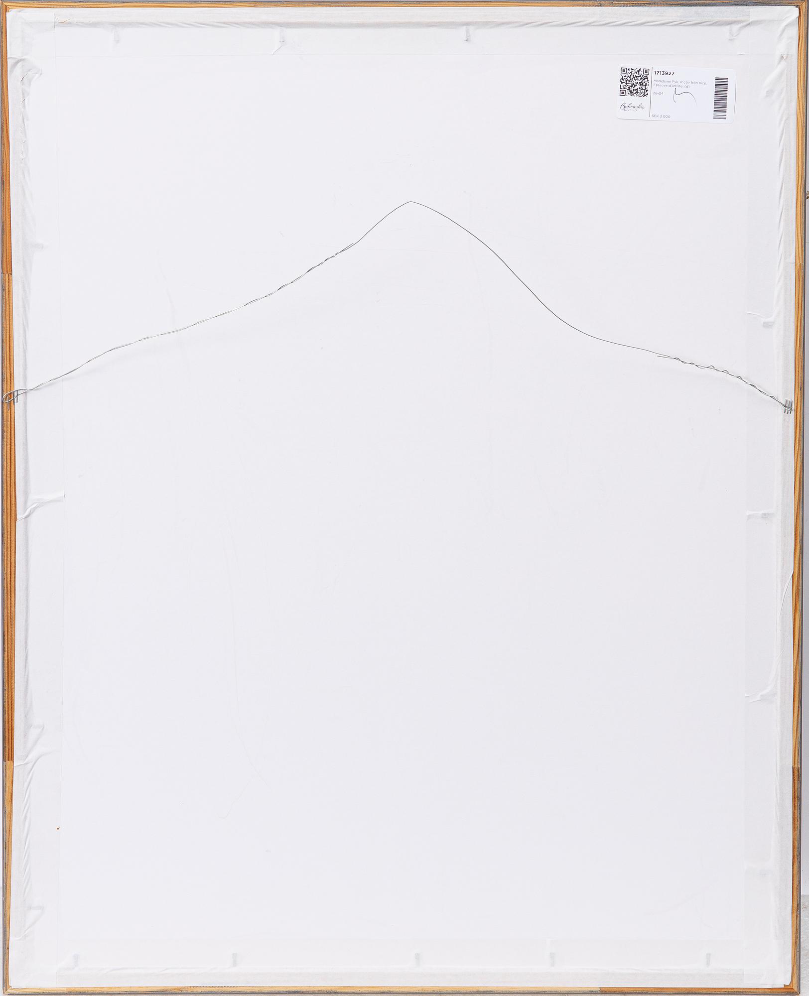 Madeleine Pyk, From Nice.