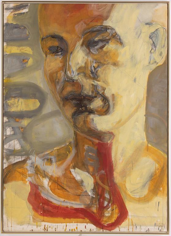 Astrid Göransson, oil on canvas, signed and dated -89.