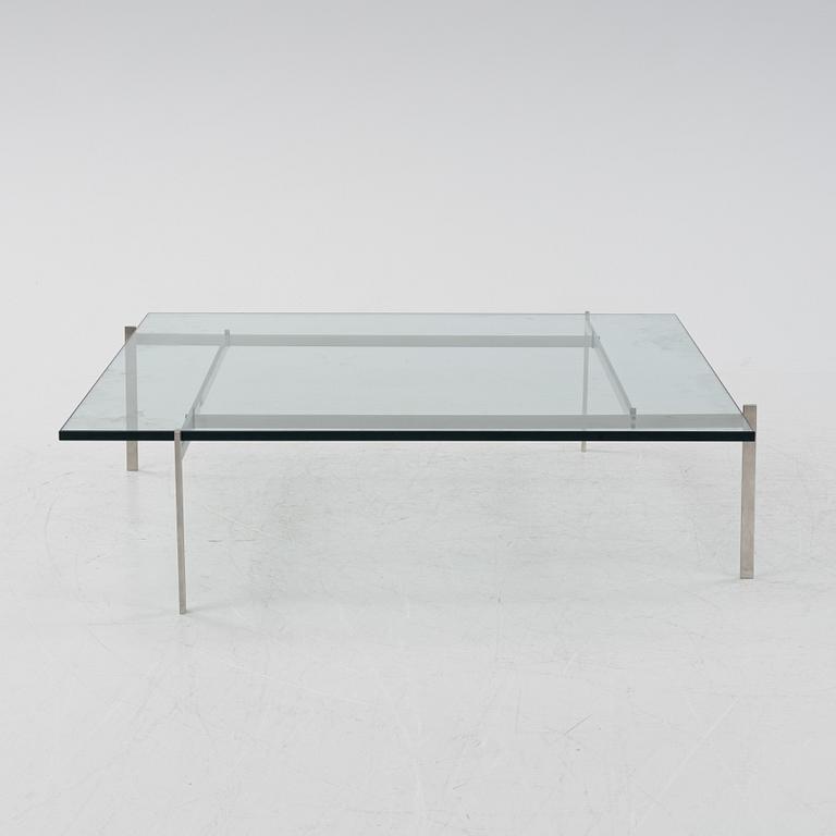 Poul Kjaerholm, a 'PK61A' glass coffee table, Fritz Hansen, Denmark, 2020.