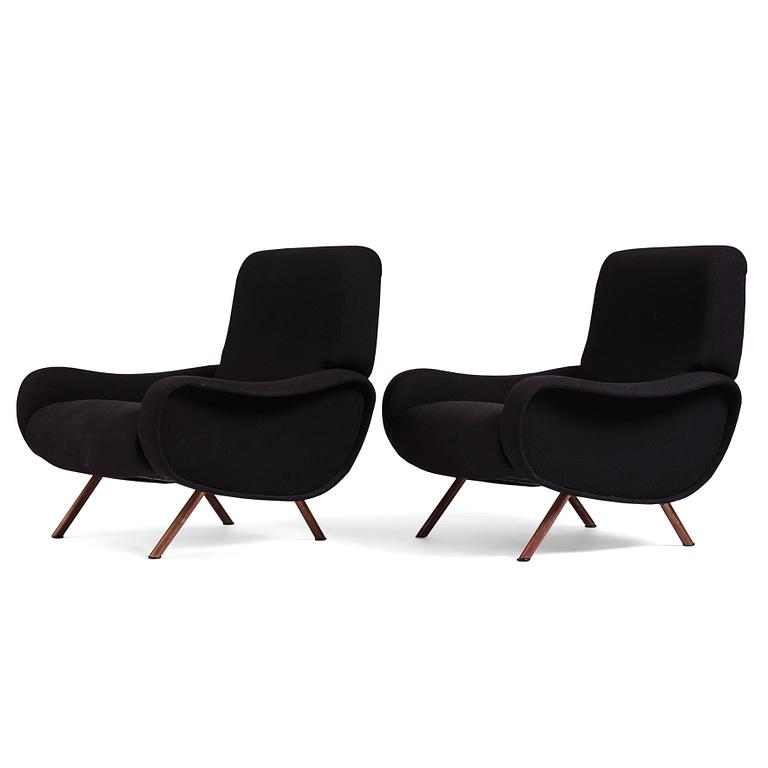 Marco Zanuso, a pair of 'Lady Chairs', Arflex, Italy, post 1951.