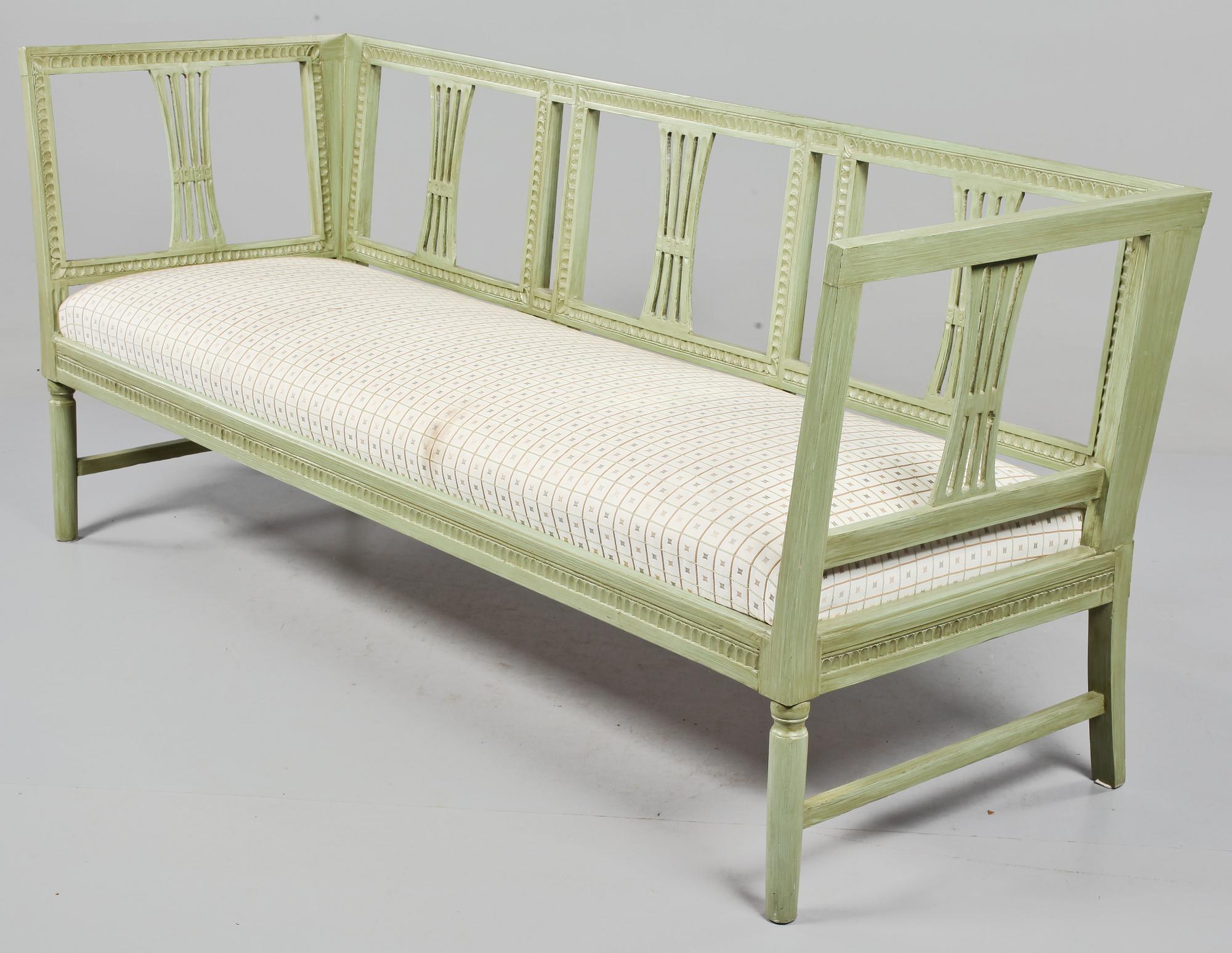 SOFFA, gustaviansk stil, Lindome,  sent 1800-tal.