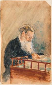 393. Ilja Jefimovitj Repin, "LEO TOLSTOIN MUOTOKUVA".