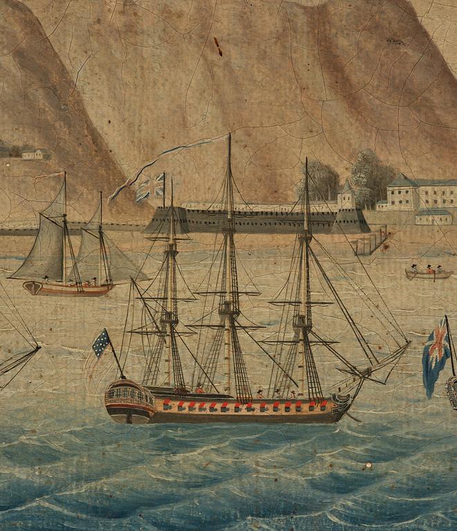 "Table Mountain", Kina, omkring 1800.