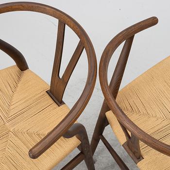 Hans J. Wegner, 4 pcs, "Y Chair/CH24", Carl Hansen & Son, Denmark.