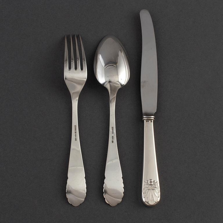36 psc silver cutlery 'Snäck', MGAB.
