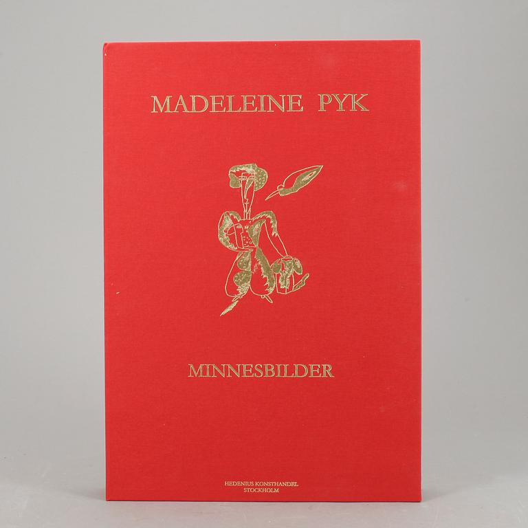 MADELEINE PYK, mapp med 14 färglitografier. Sigenarde och numrerade H.C III/XXV.