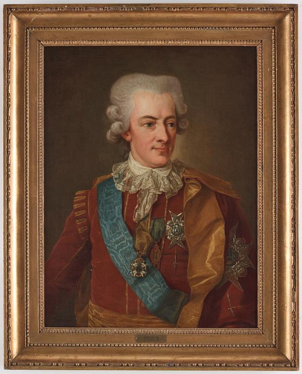 Per Krafft d.ä., "King Gustav III" (1746-1792).