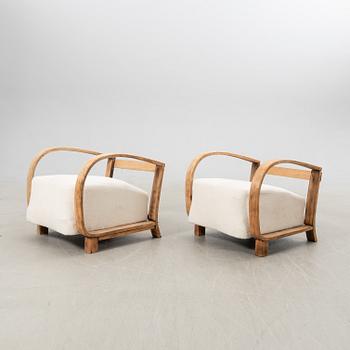 Fåtöljer ett par Art Deco 1900-talets första hälft.