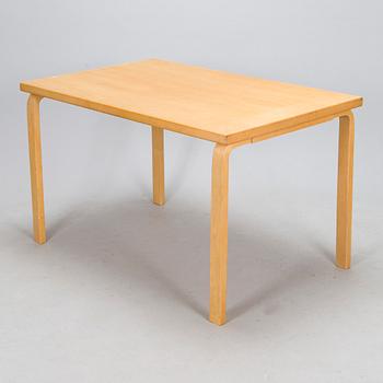 Alvar Aalto,a 1980s '81B' table for Artek.