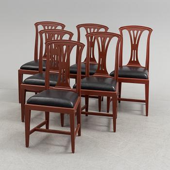 A set of six 'Fresta' chairs by IKEA, late 20th century.