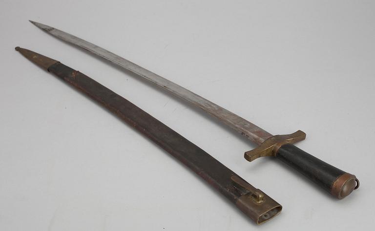 HUGGARE, modell 1856, Sverige.