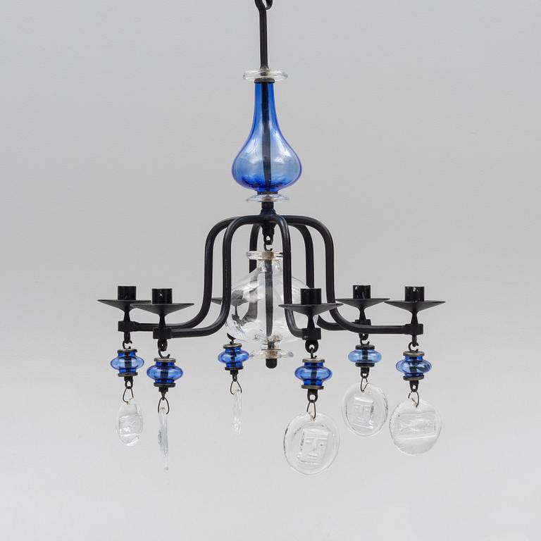 Erik Höglund, a chandelier, Boda Smide.