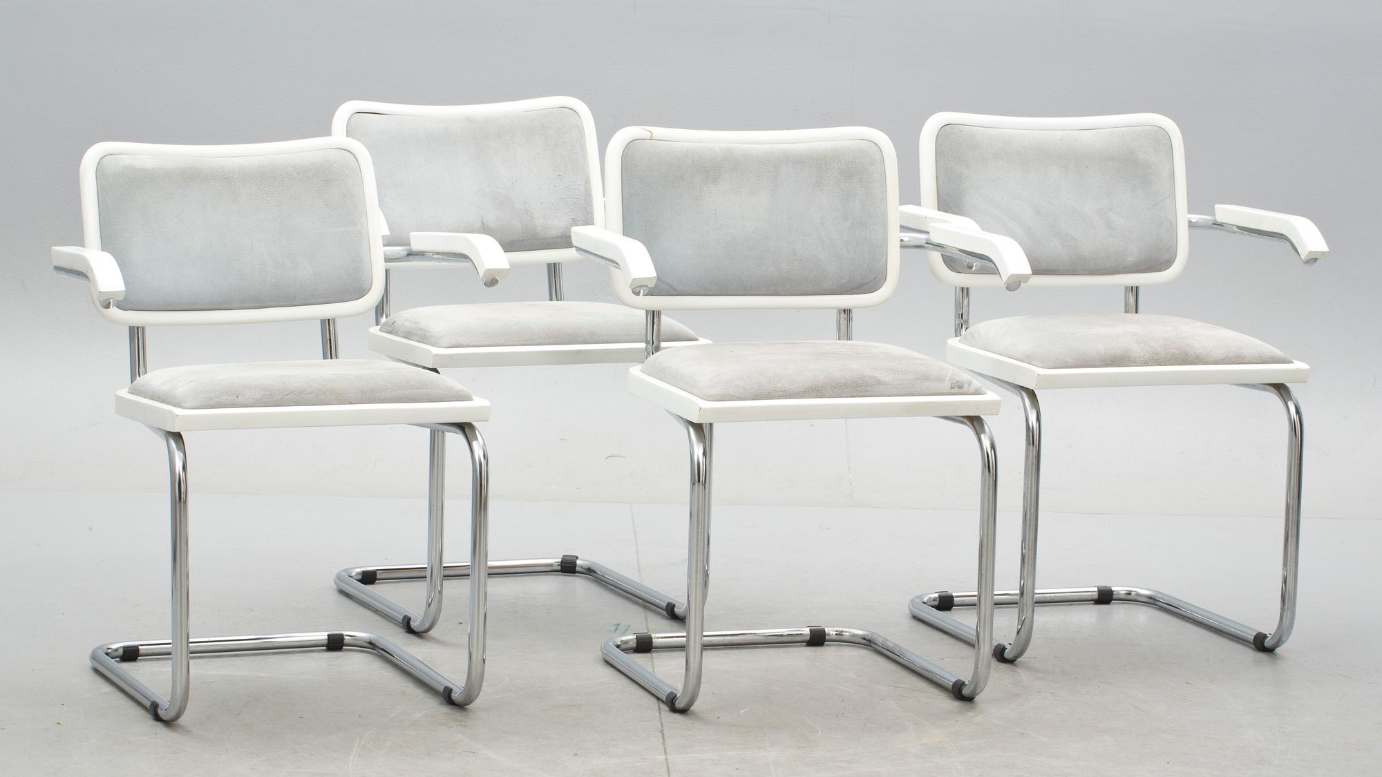 KARMSTOLAR, 4 st, 1900-talets mitt.