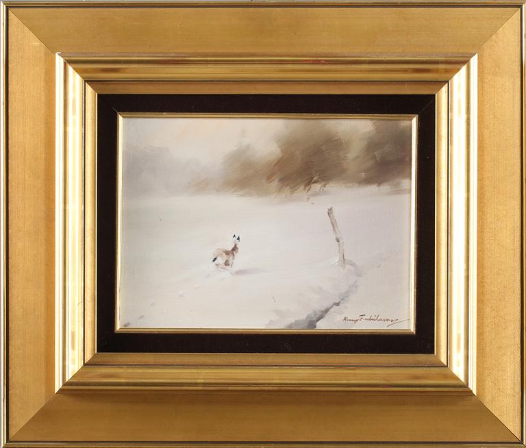 HENRY FREDRIKSSON, olja på duk, signerad, daterad à tergo -77.