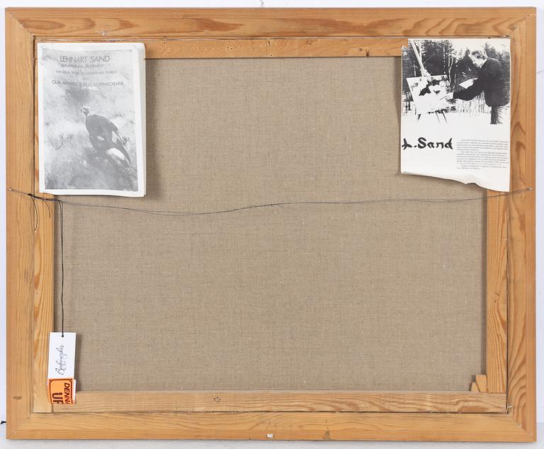 Lennart Sand, Early morning with moose on the bog.