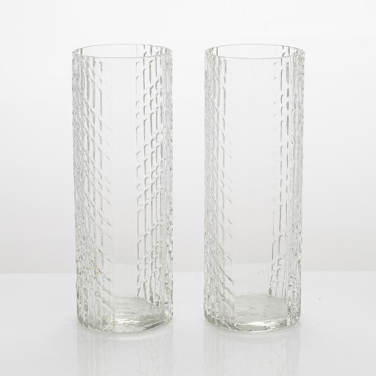 Nanny Still, a 5-piece 'Flindari' glassware set, Riihimäen lasi 1964-1968.