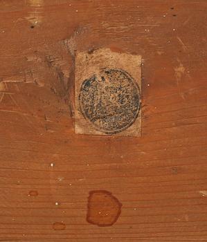 SPEGELLAMPETT, Västsverige, märkt med otydlig hallstämpel, Karl Johan, 1800-talets första hälft.