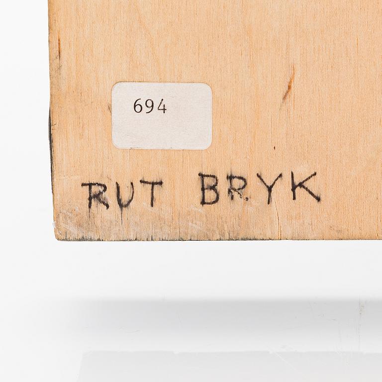 Rut Bryk, a 1980's 'Window' relief signed Rut Bryk.