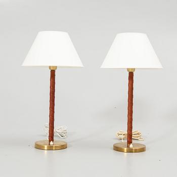 Table lamps, a pair, ASEA, "E1251", Swedish Modern, 1950s.