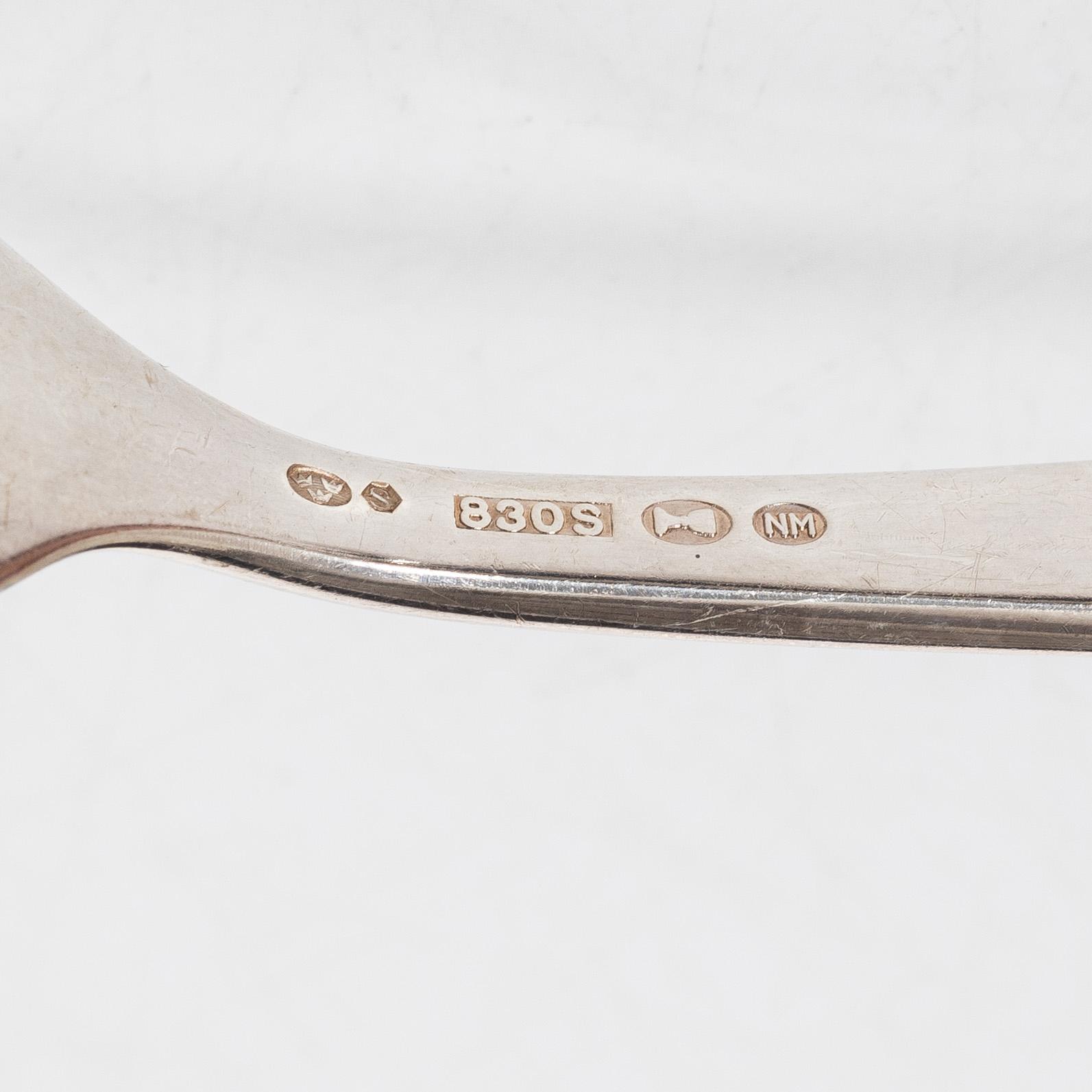 Cutlery, 17 pieces, silver.