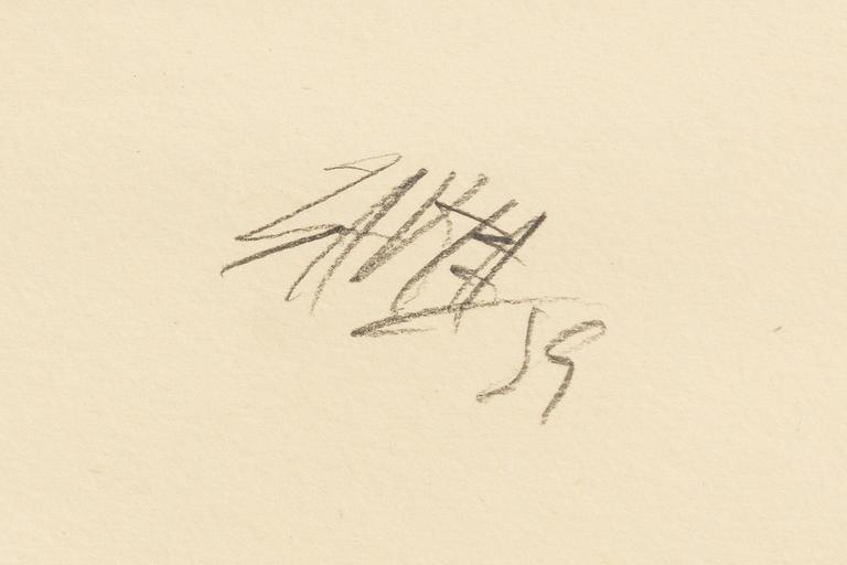 Antonio Saura, Utan titel.