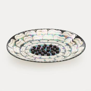 Birger Kaipiainen, dekorationstallrik, keramik, signerad Kaipiainen Arabia.