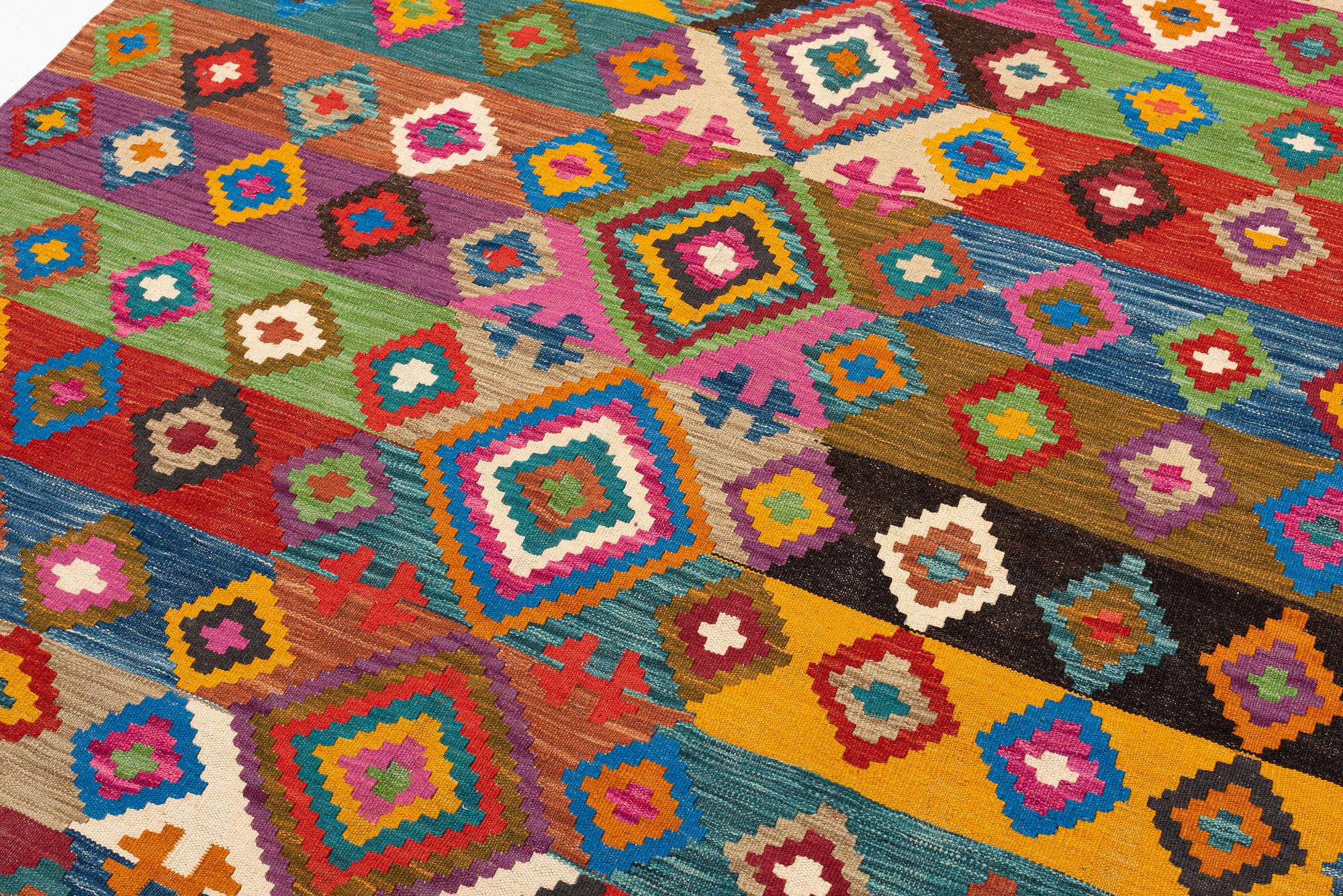 Carpet, kilim, modern, approx. 235 x 170 cm.