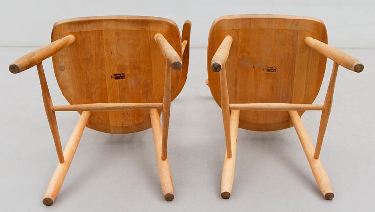 KARMSTOL OCH STOL, "Lilla Åland", Carl Malmsten, Stolab 1998.