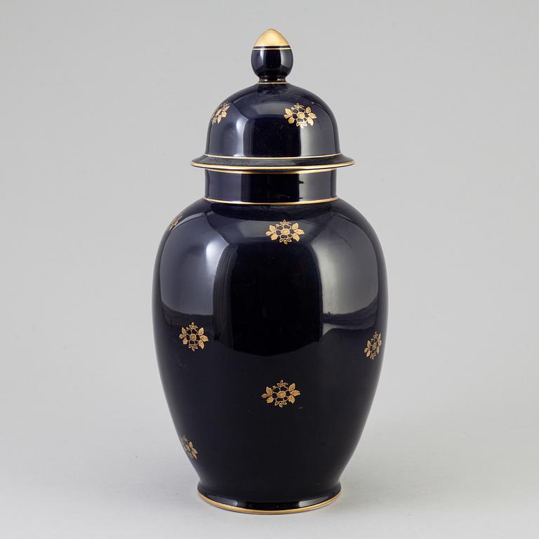 a vase by Graf Von Henneberg Porzellan Jlmenau 1777, Germany, first half of the 20th century.