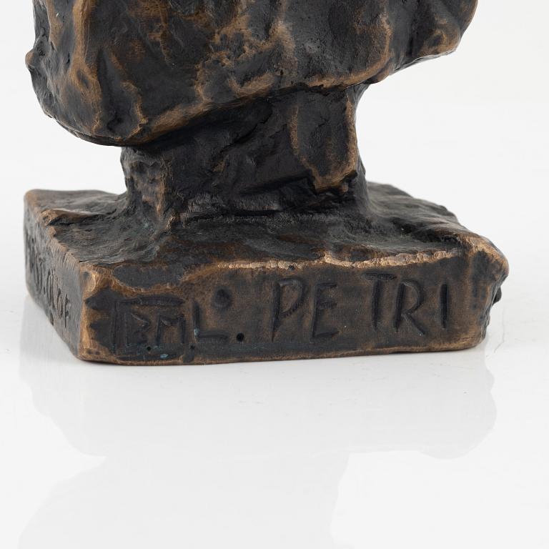 Bror Marklund, sculpture, signed, bronze, height 24 cm.