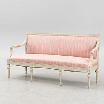 A Gustavian style sofa, second half of the 20th Century.