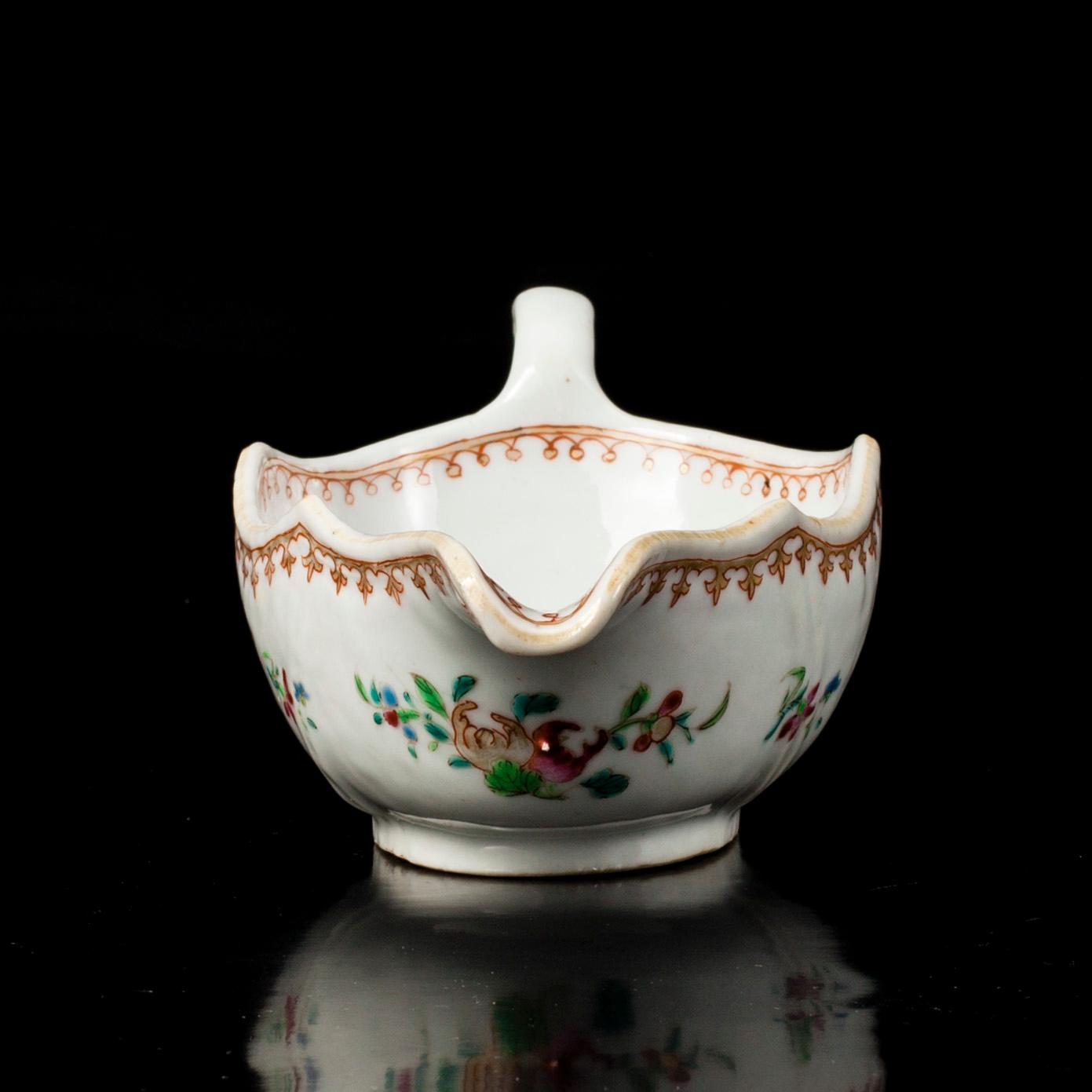 SÅSSNIPOR, ett par, porslin, Qianlong, Kina.