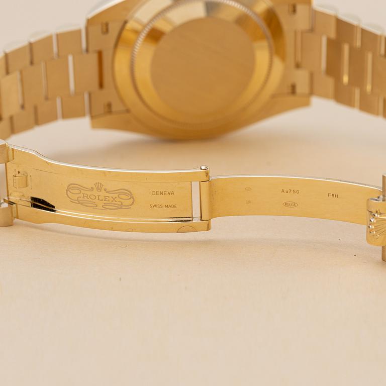 Rolex, Day-Date 40, "Money Green Dial", ca 2024.