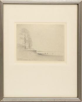 Gunnar Norrman, a set of two drawings signed and dated.