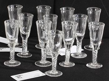 SPETSGLAS, 12 st. 1800/1900-tal.