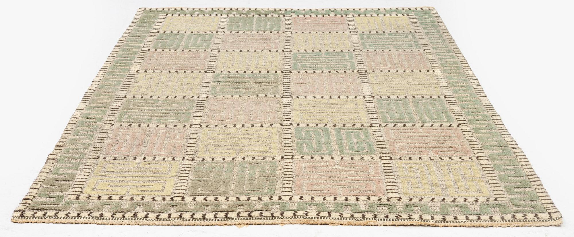 Märta Måås-Fjetterström, matta, "Ursula", reliefflossa, ca 266 x 168 cm, osignerad.