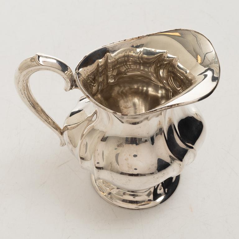 Kaffe- och teservis, 4 delar, silver, rokokostil, Otto Wolter, Schwäbisch Gmünd, Tyskland, 1900-tal.