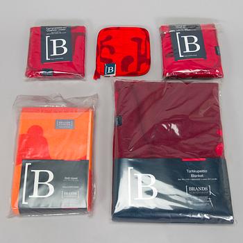 Eero Aarnio, erä kodintuotteita, 5 kpl, eri valmistajia.