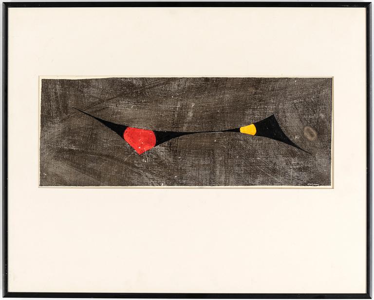 PIERRE OLOFSSON, blandteknik, signerad.