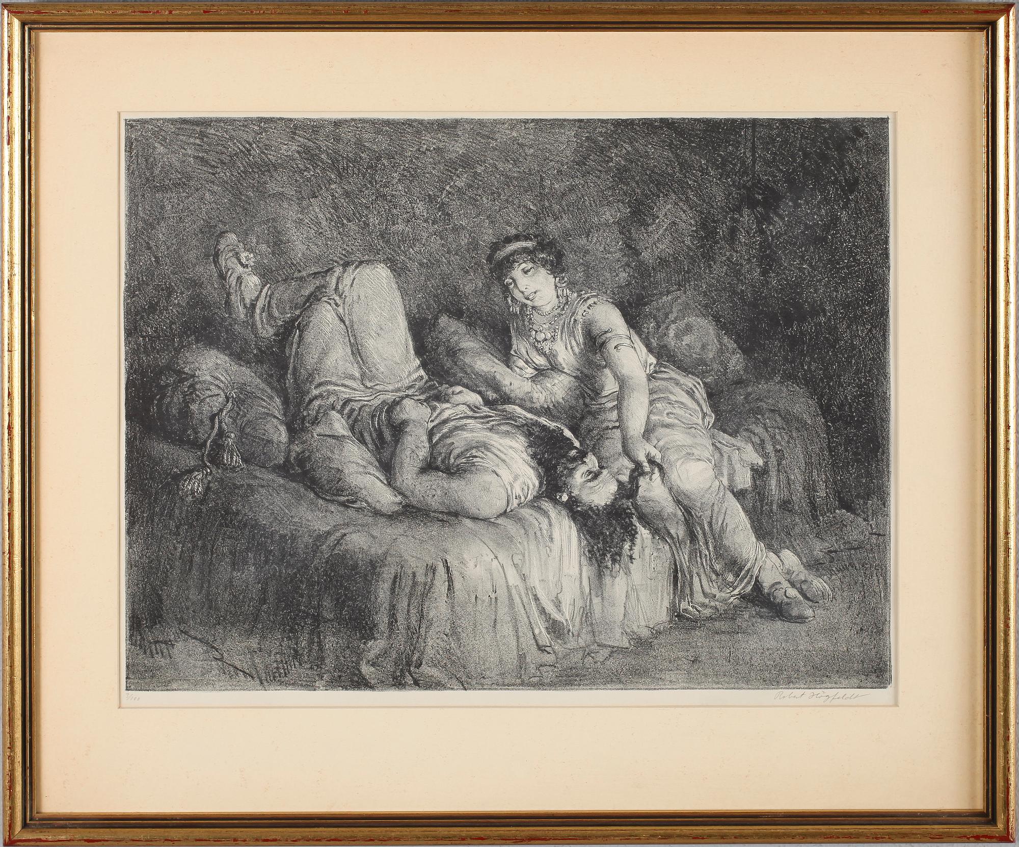 ROBERT HÖGFELDT, litografi, signerad och numrerad 3/100.