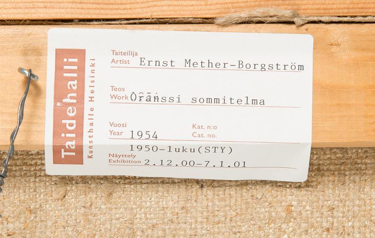 Ernst Mether-Borgström, "Oranssi Sommitelma".