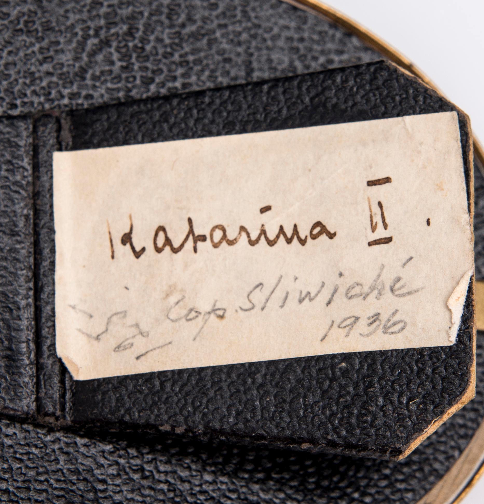 MINIATYR, porslin, märkt a tergo cop. Sliwiché 1936.