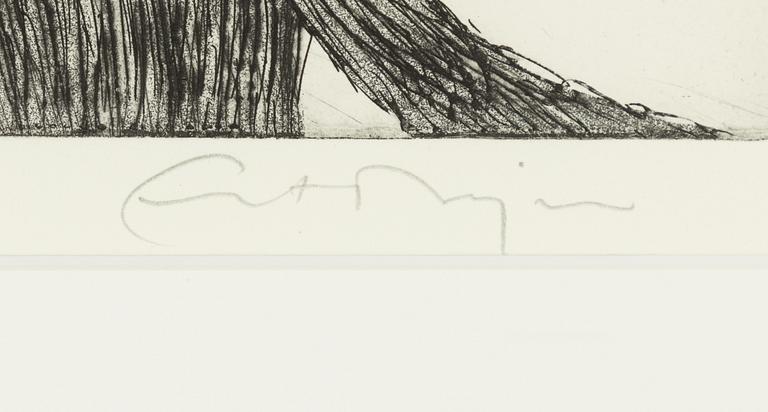 Ernst Billgren, "VId vägens slut", Ur portföljen "Vid vägens slut".