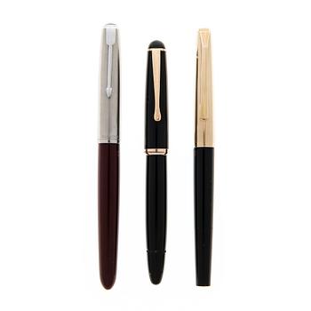 TÄYTEKYNÄT, 3 kpl, Mont Blanc, Faber-Castell ja Waterman.