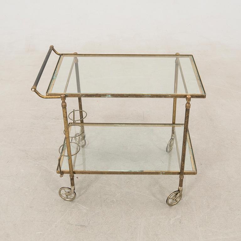 Serving cart, mid-20th century.