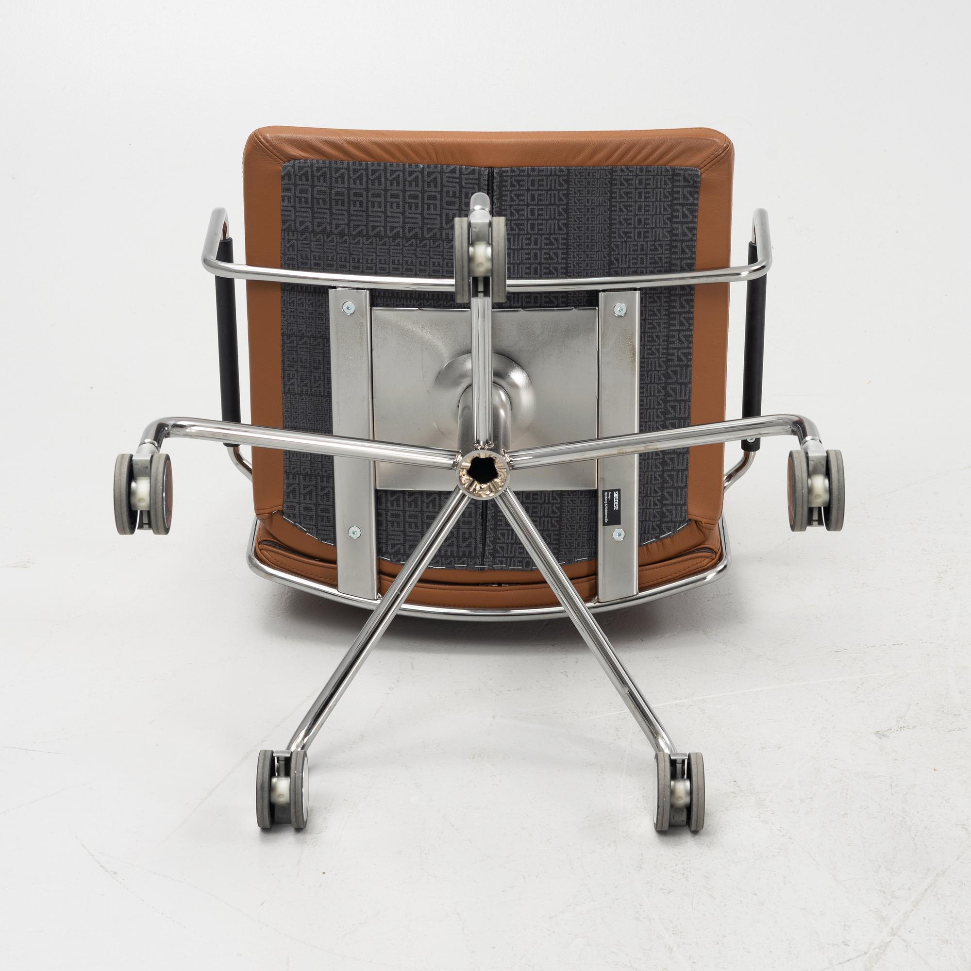 Broberg & Ridderstråle, skrivbordstol, "Stella", Swedese, samtida.